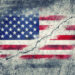 american flag cracked